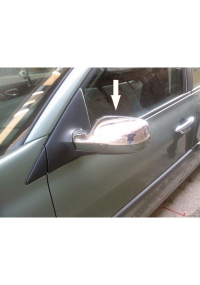 Ebal Otomotiv Renault Megane 2 HB Krom Ayna Kapağı 2 prç. 2004 Üzeri Yarım