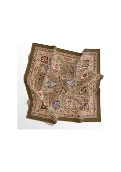 İpekal Soft Pamuk Eşarp - 05403-1018 - 90 X 90 / Yeşil - 18 Yeşil - 18