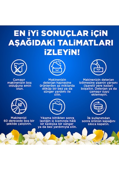 Çamaşır Makinesi Temizleyici & Koruyucu Kireç Önleyici Limon Ferahlığı 500ml