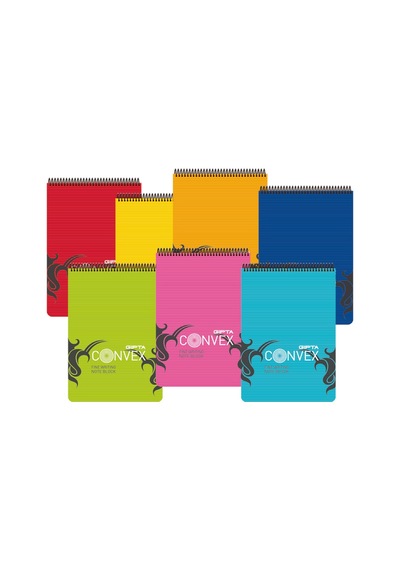 Gıpta A5 100 Yaprak Kareli Defter Sipralli 1396 Convex