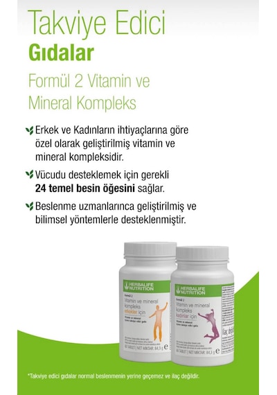 Herbalife Erkek Vitamini 2'li Set