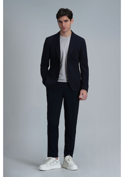 Lufian Erkek Peler Spor Blazer Slim Fit Ceket 111140158 Lacivert