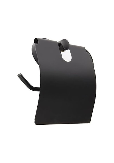 Metal Tuvalet Kağıtlığı, Siyah, Tuvalet Kağıdı Askısı, 12,3 X 13 Cm 000 Açık Krem