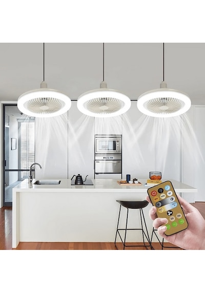 Cata 42w Poyraz Fan Led Ampül Kumandalı Ct-1153 Işıklı Vantilatö
