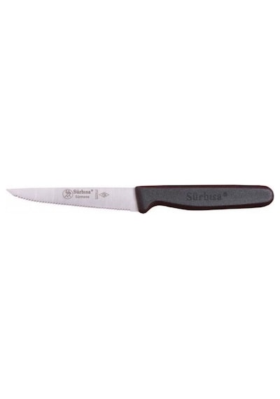 61004lz - Sürmene Lazerli, Tırtıklı Sebze Bıçağı 9,5cm Tdrtr