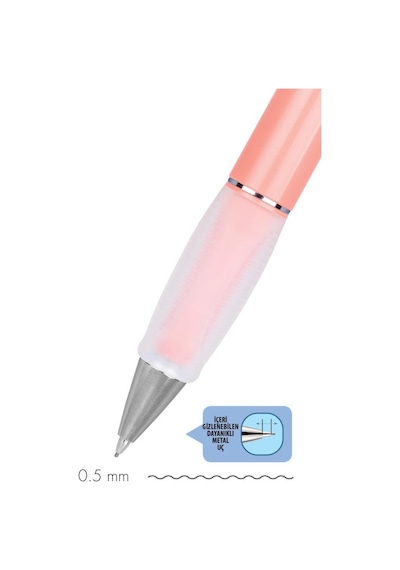 Serve Deep Mekanik Uçlu Kalem Toprak Tonları 0.5 Mm Mercan