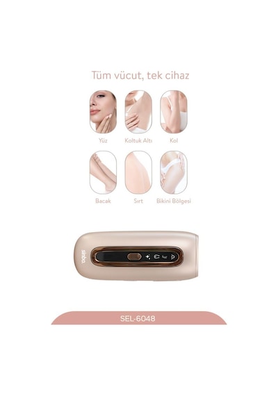 Sinbo Sel-6048 Ipl Lazer Epilasyon Cihazı Acısız Kalıcı Epilasyon Purple