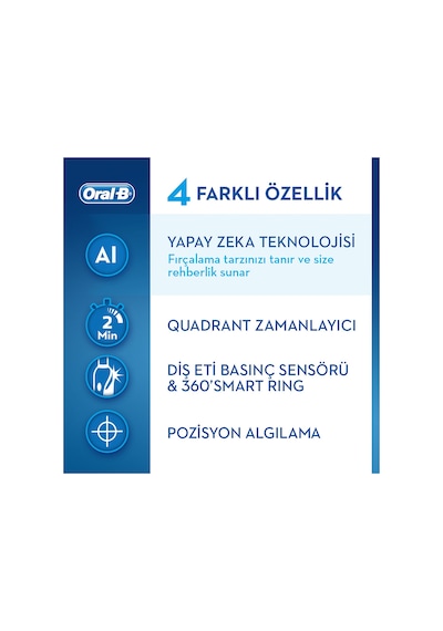 Oral-B Genius X AI Şarj Edilebilir Diş Fırçası Rose Gold