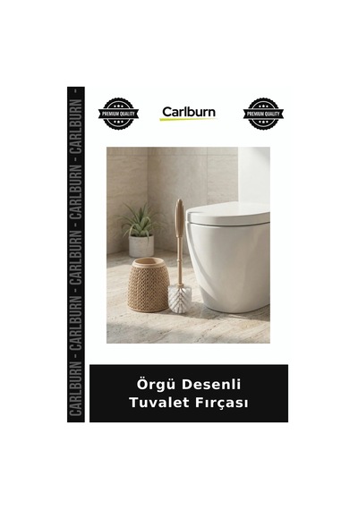 Özel Üretim Banyo Aksesuar Dekoratif Temizlik Kapaklı Modern Örgü Desenli Tuvalet Fırçası Diğer