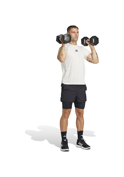 Adidas Gym+ 2in1 Short Erkek Taytlı Şort Je5665 Je5665 Siy Siyah