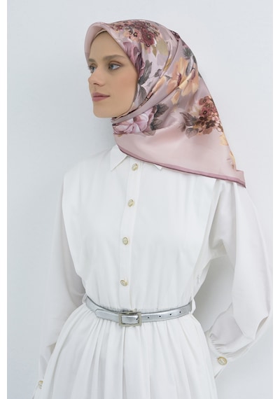 Armine Saf İpek Sura Eşarp-2026 İlkbahar-yaz- 952000d Pembe