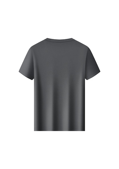 New Performance Premium Basic T-shirt 75.9% Pamuk 24.1% Polyester Demir Grisi