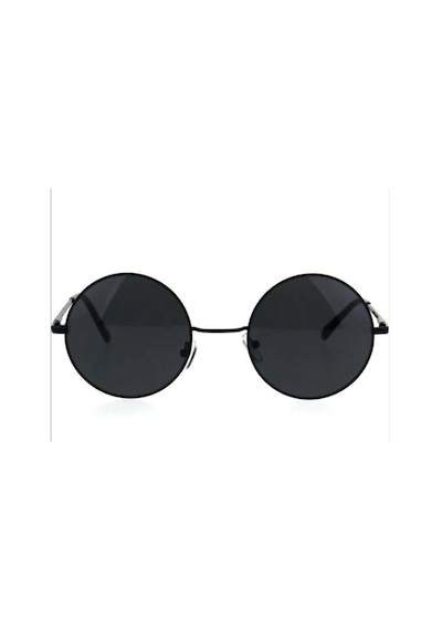 John Lennon Güneş Gözlüğü Yuvarlak Siyah Camlı