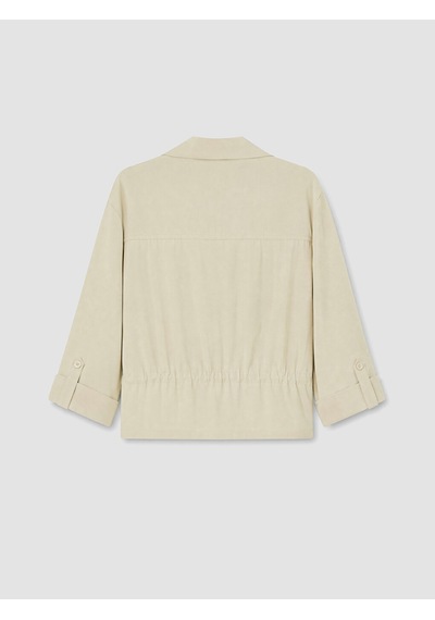 Lcw Everyday Yeşil Oversize Modal Karışımlı Kadın Ceket