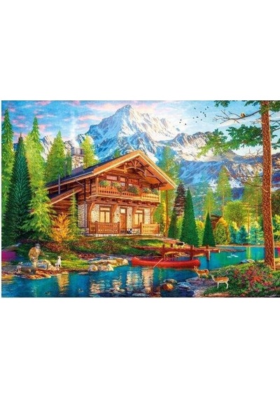 Ks Games Puzzle Dominic Davison Alpine Fishing 1000 Parça
