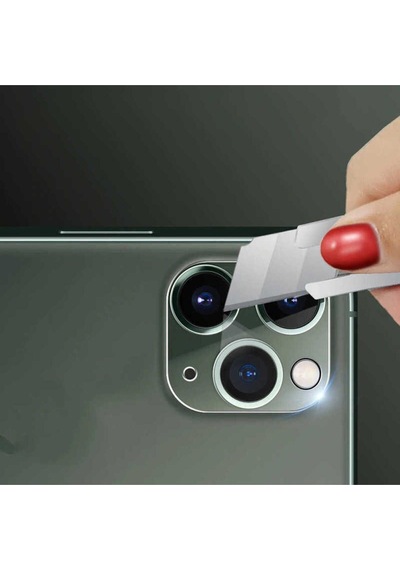 Apple Uyumlu iPhone 12 Pro Kamera Lens Koruyucu Şeffaf