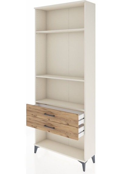 Arges Dolap 3 Raflı 2 Çekmeceli 88x30x221 Aytaşı-çam Aytaşı