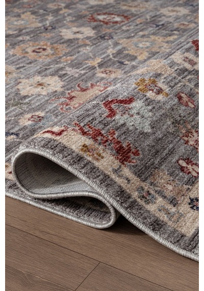 Focus Fo004r Gri Renkli Vintage Modern Salon Koridor Yatak Ve Oturma Odası Halısı-1766 Grı-renklı