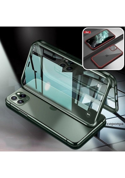 Apple Uyumlu iPhone 11 Pro 9H Full Cam 360° Kamera Koruma Tam Koruma Kilif 397042872