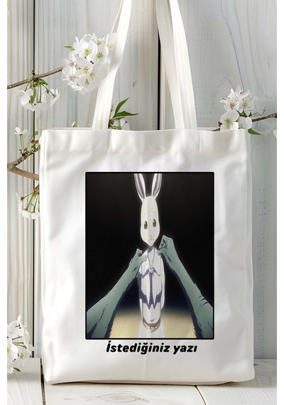 Art Hediye Beastars Baskılı Bez Omuz Çantası Kişiye Özel Model 2 Çok Renkli