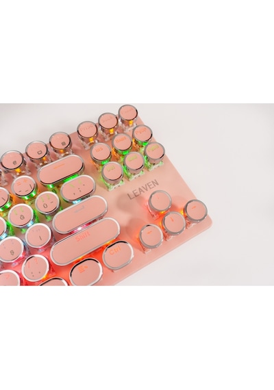 K550 Red Switch Mekanik Oyuncu Klavyesi-hot-swap-rainbow Rgb-3 Adet Yedek Switch