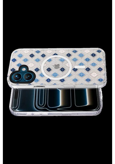 Onegif Apple iPhone Uyumlu 16 Desina Magsafe Kapak - Desen 4 Bz8683140937423
