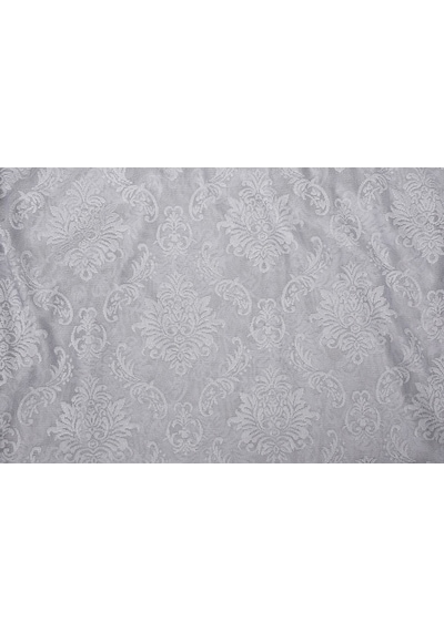 Damaks Gri Hazır Dikilmiş Pileli Fon Perde 75x260 Cm