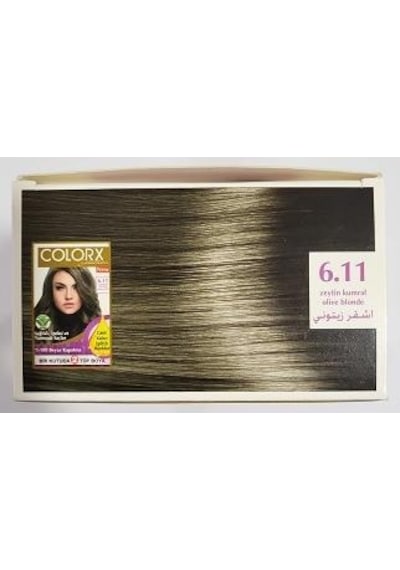 Colorx Saç Boyası Çift - 6.11 Zeytin Kumral