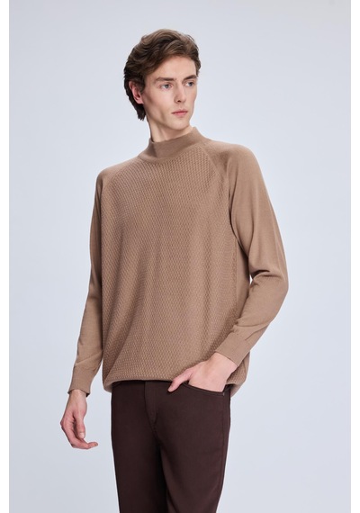 Hatemoğlu Kahverengi Regular Fit Jakarlı Yarım Balıkçı Yaka Yünlü Kazak 34221024a002 033 1964034 Kahverengi-00 Hatemoğlu Kahverengi Regular Fit Jakarlı Yarım Balıkçı Yaka Yünlü Kazak 34221024a002 033 1964034 Kahverengi-00