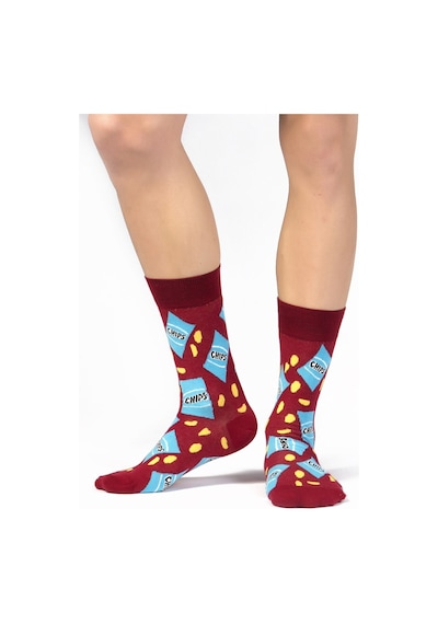 Ozzy Socks 4 Lü Eğlenceli Desenler Erkek Hediye Paketi Sarı-mavi-yeşil-turkuaz