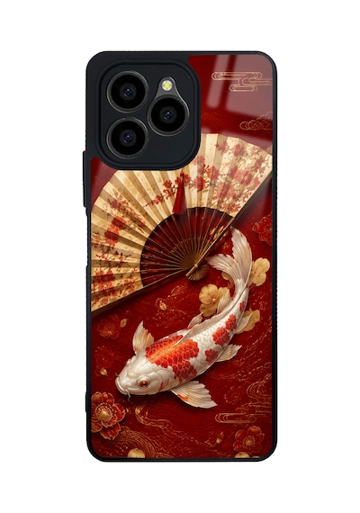 Omix X6 Red Koi Harmony Tasarımlı Glossy Telefon Kılıfı Kırmızı