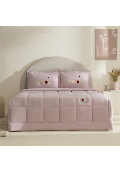 Karaca Home With Love Çift Kişilik Comfort Set Pembe
