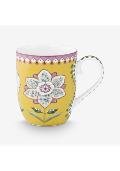 Sarı Porselen Kupa 145 Ml
