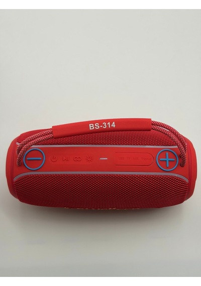 Binbirtekno Bs-314 Kırmızı Bluetooth Speaker Güçlü Bass, Yüksek Ses, Taşınabilir Kablosuz Hoparlör