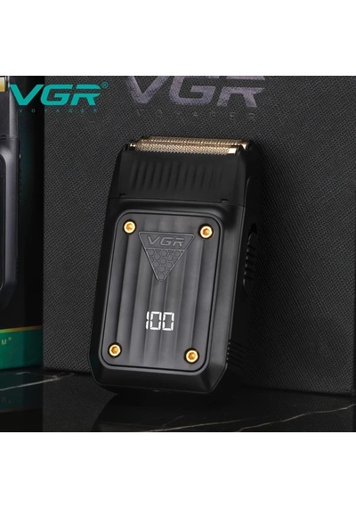 Dashanshop Vgr V-363 Erkekler İçin Profesyonel Şarj Edilebilir Kablosuz Elektrikli Tıraş Makinesi Black V363