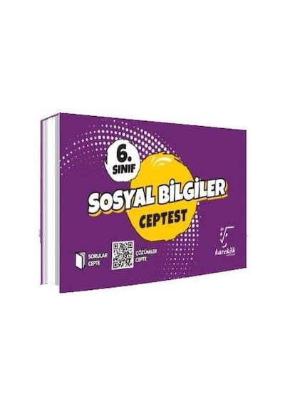 6.Sınıf Sosyal Bilgiler Cep Test- Karekök Eğitim Yayın