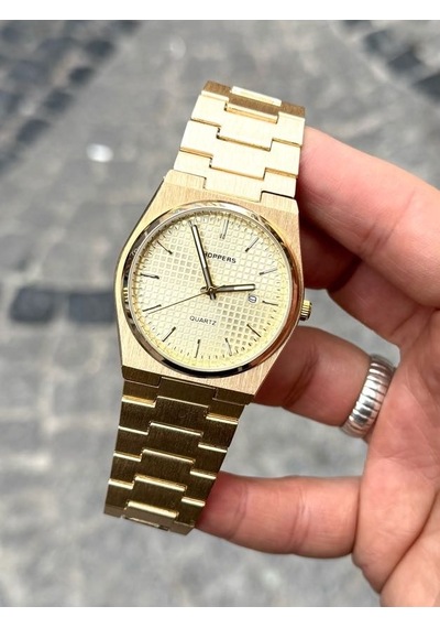 Gold Renk Yuvarlak Kadran Detay Şık Ve Modern Tasarım Gold Renk Çelik Kasa Ve Kordonlu Kol Saati - 9032229771943 Gold Gold Renk Yuvarlak Kadran Detay Şık Ve Modern Tasarım Gold Renk Çelik Kasa Ve Kordonlu Kol Saati - 9032229771943 Gold