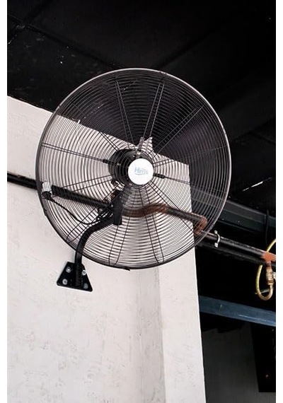 Ayrex Hims Hef-d750 210w 30 İnç Siyah Alüminyum 3 Kanatlı Sanayi Tipi Duvar Vantilatörü