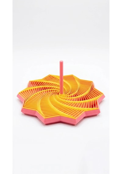 Eclipson Skyward 3d Baskı Geometrik Topaç Dönen Stres Oyuncağı Spin Top