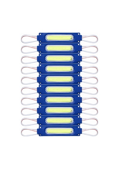 12 Volt 2 Watt Cob Led Modül Turkuaz 10 Adet