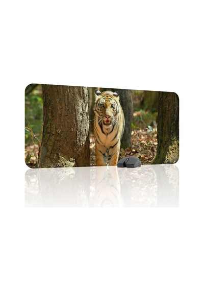 Karadeniz Kaplanı Kaymaz Dikişli Kauçuk Oyuncu Mousepad V3 - 90x40 Xxl Gaming Mouse Pad Fare Altlığı