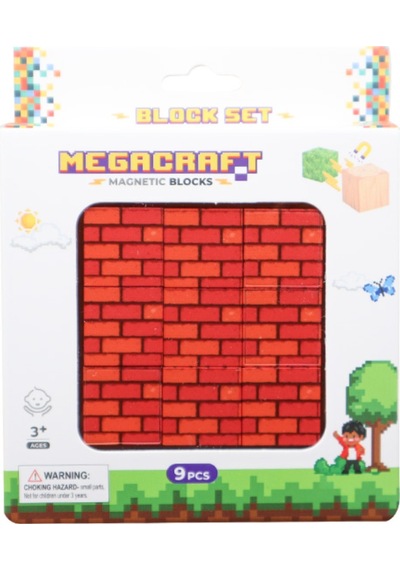 Megacraft 9 Parça Tuğla Blok