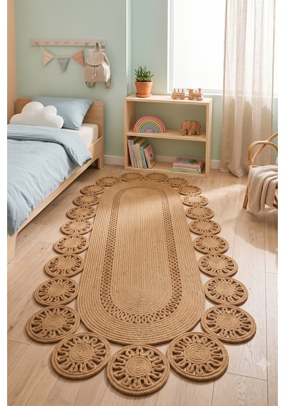 Jüt Hasır Oval Kilim Dekoratif Örgü Model Halı Salon Oturma Odası Mutfak Koridor Yatak Odası Banyo Balkon Yolluk Bohem Ev Dekoru 244hasırbambu Jüt Hasır Oval Kilim Dekoratif Örgü Model Halı Salon Oturma Odası Mutfak Koridor Yatak Odası Banyo Balkon Yolluk Bohem Ev Dekoru 244hasırbambu