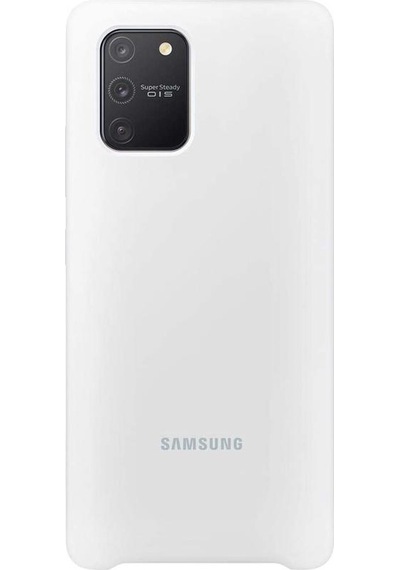 Samsung Uyumlu Galaxy S10 Lite Silikon Kılıf Beyaz - EF-PG770TWEGWW