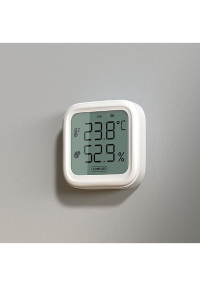 Wifi Lcd Ekranlı Pilli Sıcaklık Ve Nem Sensörü Tuya, Smart Life Uyumlu