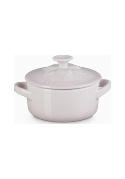 Le Creuset Jardin Mini Lüks Seramik Sunum Kabı Servis Tabakları Shell Pink 3