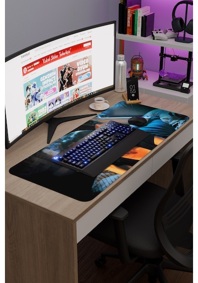 Pulp Fiction Ucuz Roman Tarantino V1 90x40 Xxl Gaming Kauçuk Kaymaz Taban Mouse Pad Fare Altlığı