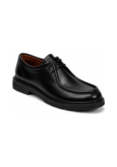 Classics Men Suni Deri Erkek Günlük Ayakkabı Loafer Ayakkabı 7722 Siyah