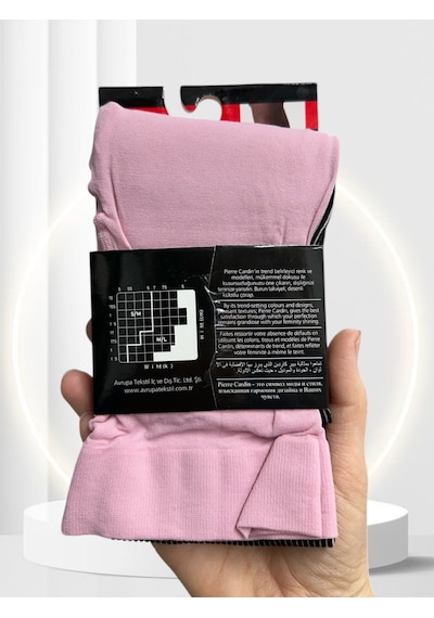 Pierre Cardin Paris Kairos Çift Renk Çizgili Modern 40 Den Kalın Pembe
