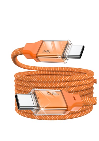 Voltlınk C240 240w Type-c To Type-c Şarj Ve Data Kablosu 1 Metre Silikon Örgülü 480mbps Usb 2.0
